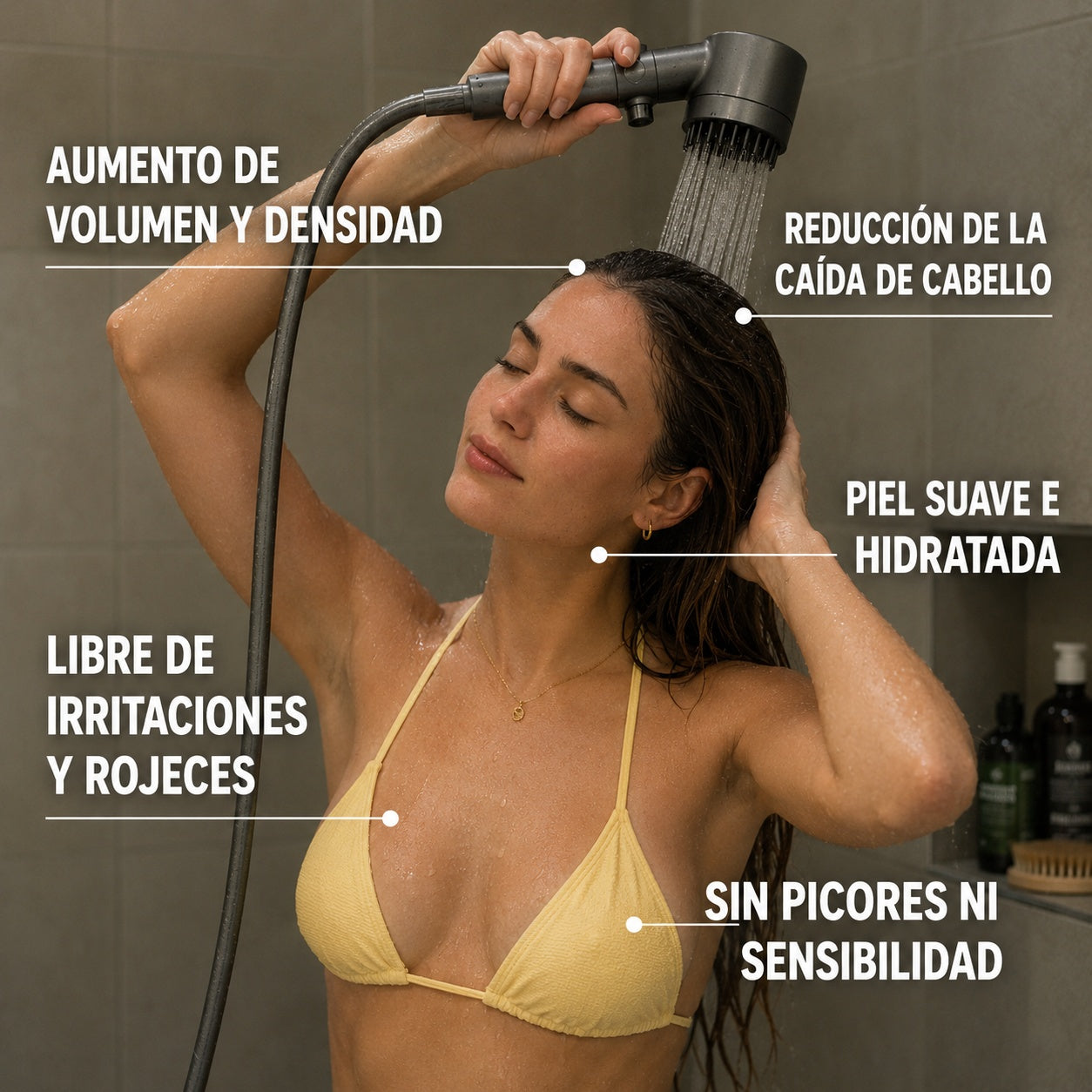 No dejes que el agua Arruine tu Piel y tu Cabello. Filtra, Protege y Disfruta con AguaRaíz